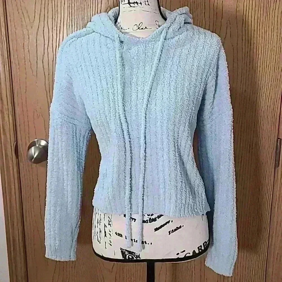 Altar'd State Tops - Altar'd State Intimates fuzzy cozy ribbed hoodie sweatshirt